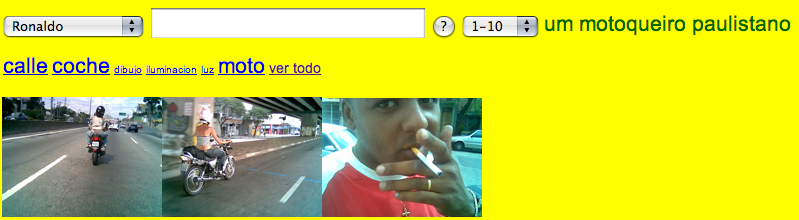 The project Motoboy, implemented in São Paulo in 2007 by Antoni Abad was actually the starting point for the series Canales (2005-2006) at www.zexe.net.